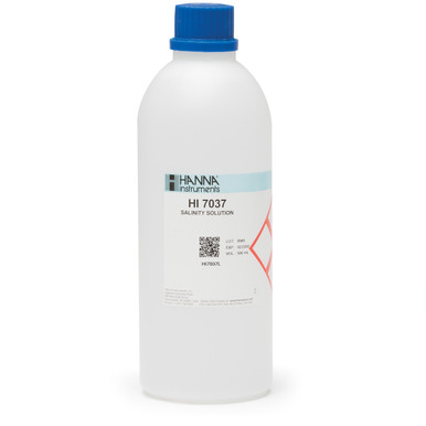 100% NaCl Calibration Solution for Seawater Salinty Readings (500 mL)