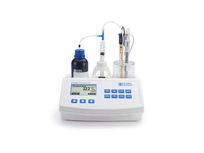 Hanna Instruments mini titrator for dairy. 