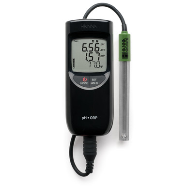 Waterproof Portable pH/ORP/Temperature Meter with Sensor Check